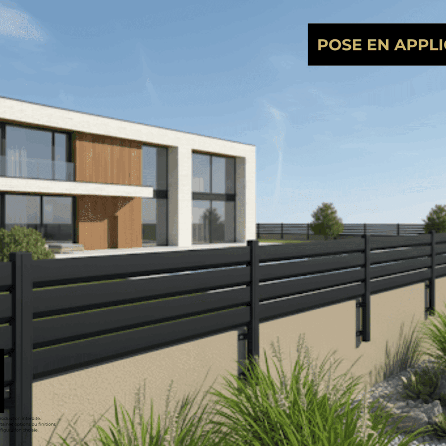 Cloture Aluminium Brise Vue (applique)